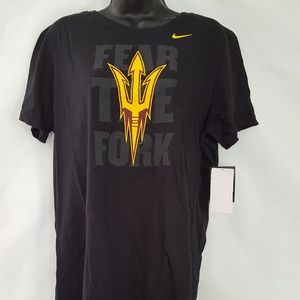 Asu Fear The Fork Nike Tshirt Nwt 